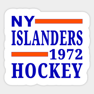 NY Islanders Hockey 1972 Classic Sticker